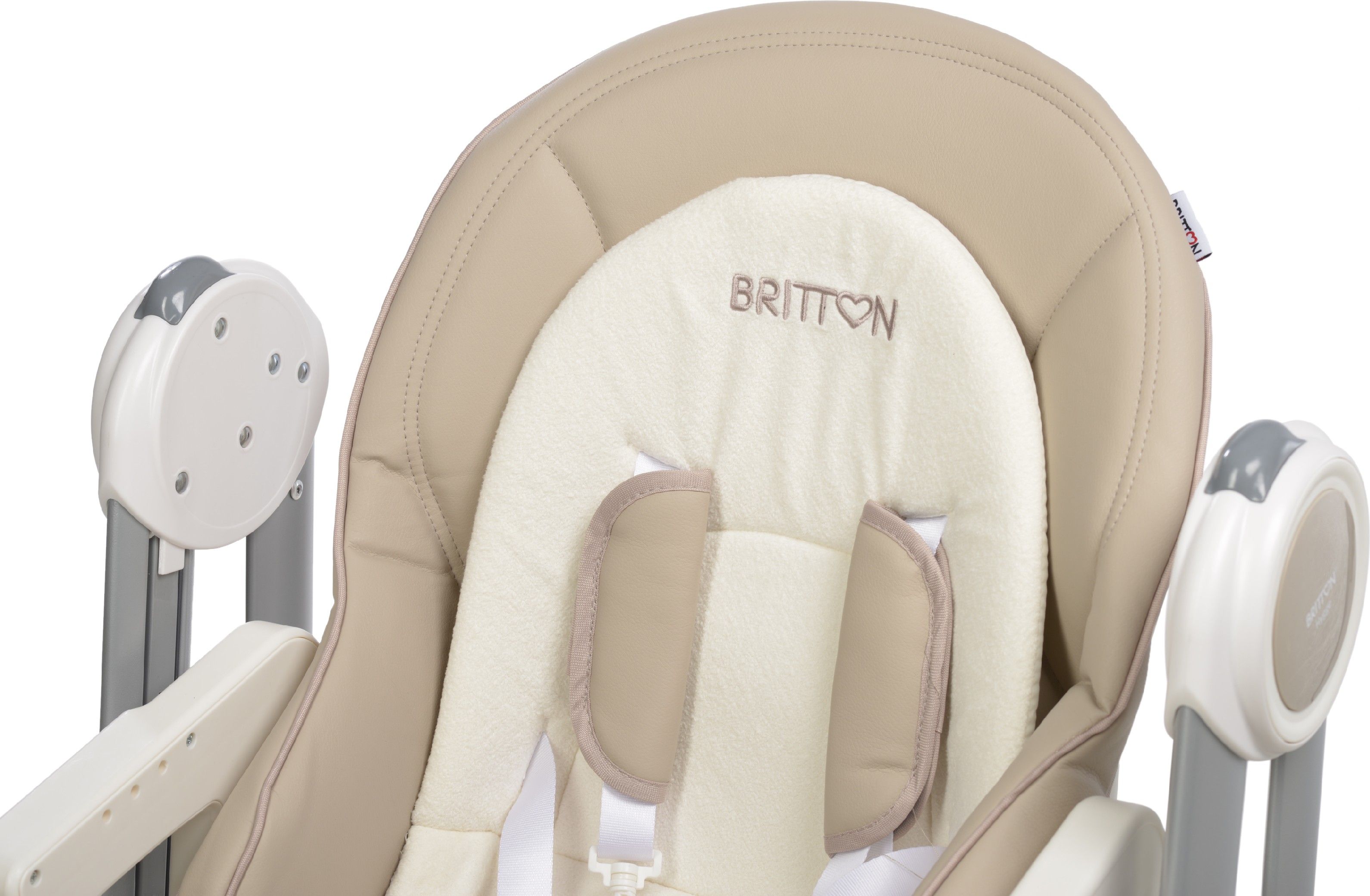 BRITTON Jídelní židlička  HYGGE Barva: béžová - obrázek 7