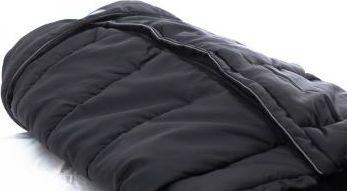 Naturally SheepSkins - Polární fusak do kočárku z MERINO vlny   (1 zip) Barva: černá - obrázek 1