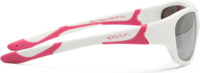 Koolsun  sluneční brýle SPORT – Bílá / Růžová velikost: 3+ - obrázek 4