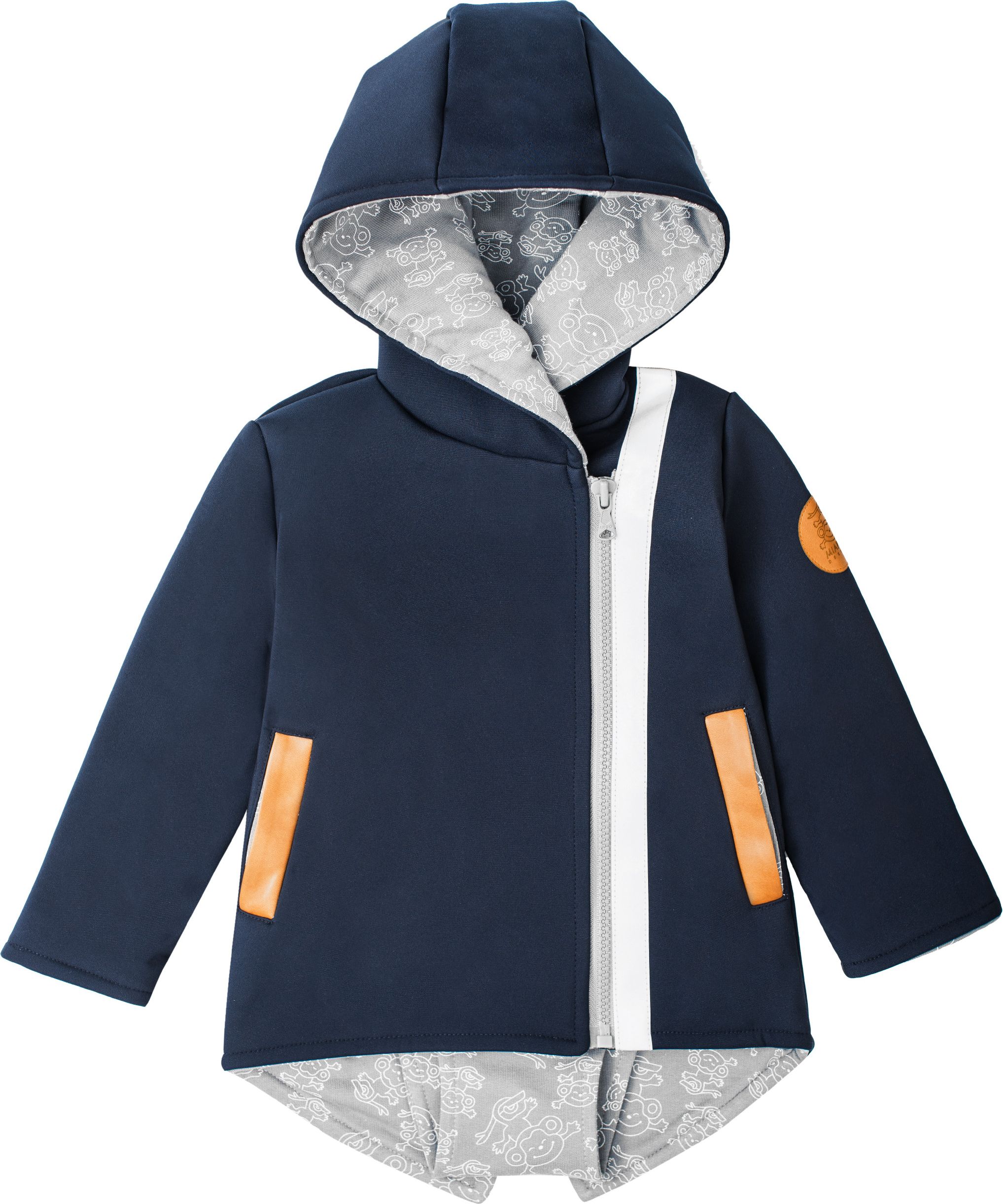 MIAPKA softshellová bunda NAVY BLUE velikost: 74/80 - obrázek 1