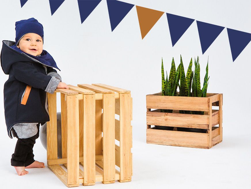 MIAPKA softshellová bunda NAVY BLUE velikost: 74/80 - obrázek 4