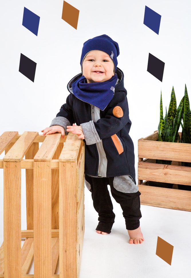 MIAPKA softshellová bunda NAVY BLUE velikost: 74/80 - obrázek 5