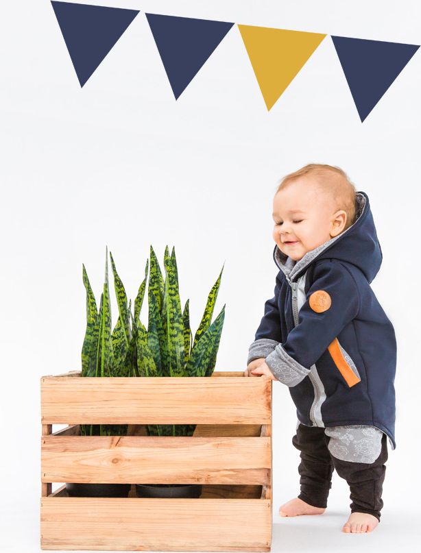 MIAPKA softshellová bunda NAVY BLUE velikost: 74/80 - obrázek 6