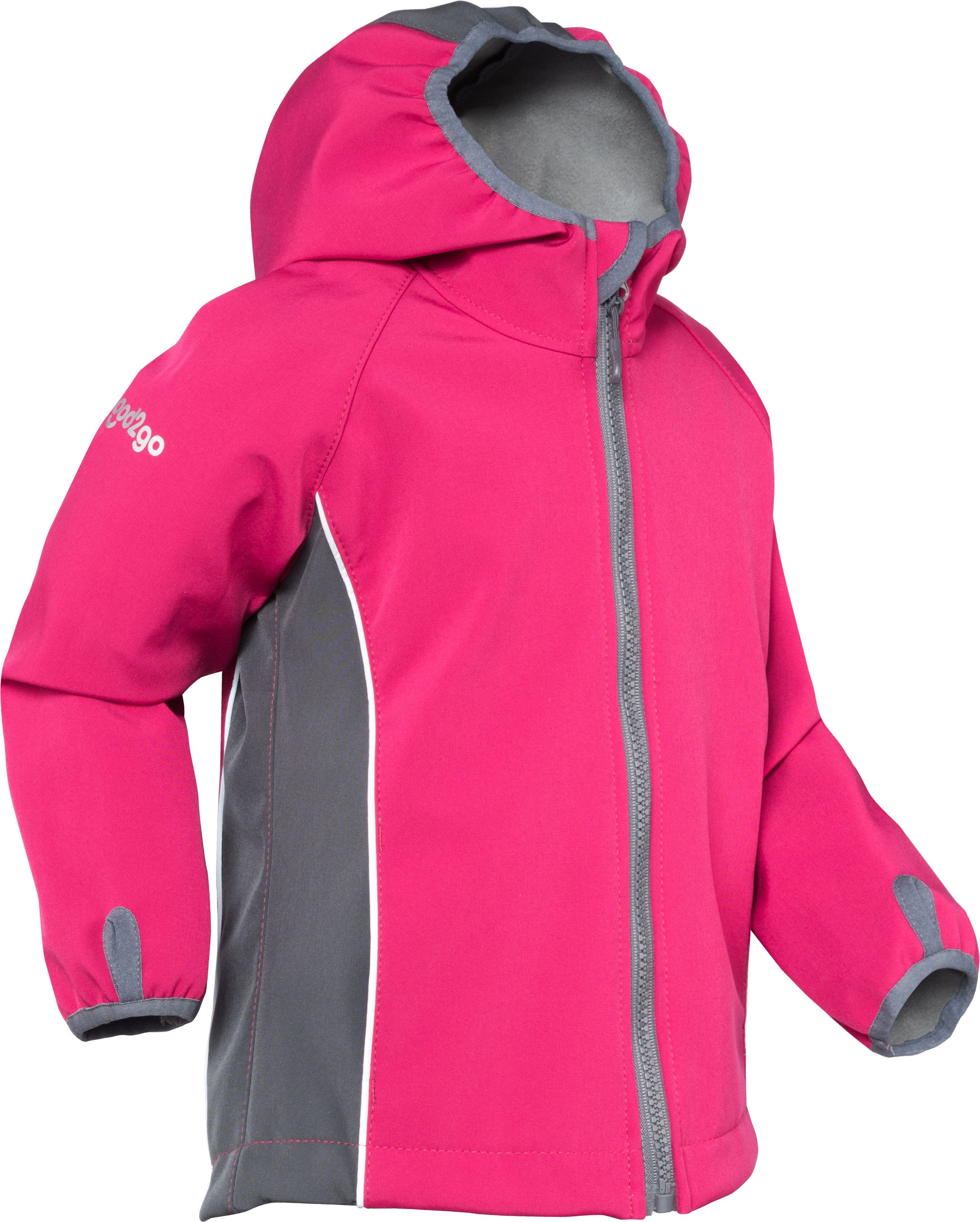 GOOD2GO Softshellová bunda  růžovo / šedá velikosti: velikost 92 - obrázek 1