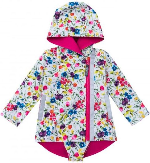 MIAPKA softshellová bunda FLOWER POWER velikost: 98/104 - obrázek 1
