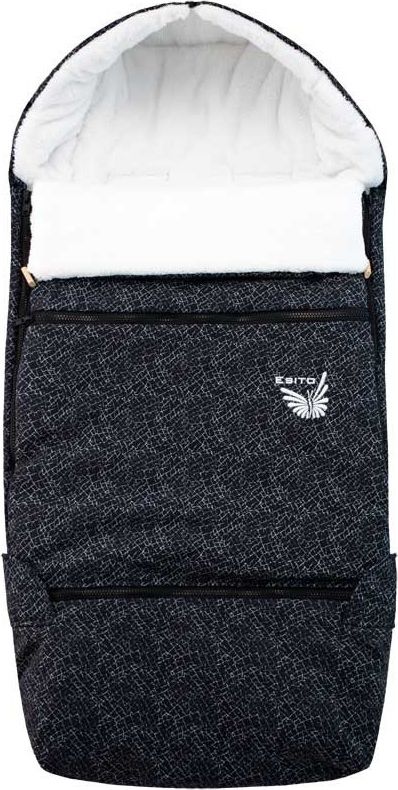 ESITO Fusak SOFT DUO Plus LIMITED, Barva vzor černá/bílá LIMITED, Velikost 110 x 49 cm - obrázek 1