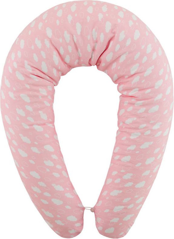 ESITO Kojící polštář obláček, Barva růžová, Velikost 190 x 33 cm - obrázek 1