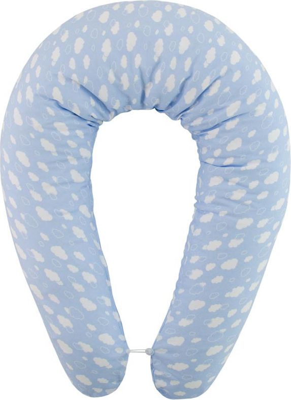 ESITO Kojící polštář obláček, Barva modrá, Velikost 190 x 33 cm - obrázek 1