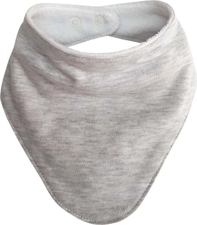 ESITO Slintáček bavlna jednobarevný, Barva melír šedý, Velikost 0 - 3 roky - obrázek 1