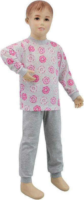 ESITO Dívčí pyžamo růžový donut vel. 116 - 122, Barva donut růžová, Velikost 122 - obrázek 1