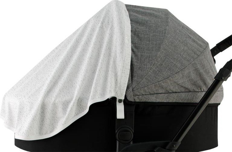 ESITO Sluneční clona na kočárek Rain, Barva rain, Velikost 100 x 70 cm - obrázek 5