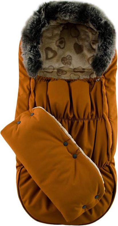 ESITO Rukávník na kočárek Magna softshell, Barva okrová, Velikost 45 x 53 cm - obrázek 2