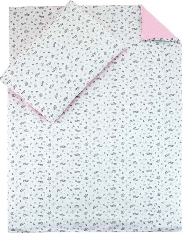 ESITO Dětské povlečení Toys JERSEY, Barva růžová, Velikost 100x135, 60x40 cm - obrázek 1
