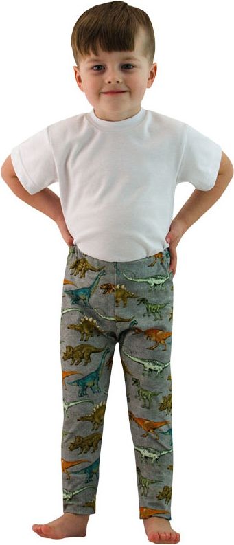 ESITO Dětské legíny s lycrou Dinosaurus vel. 74 - 92, Barva dinosaurus, Velikost 92 - obrázek 1