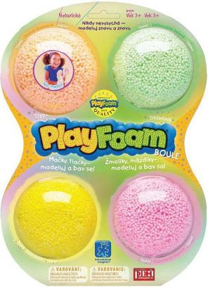 PlayFoam Boule 4pack-Třpytivé - obrázek 1
