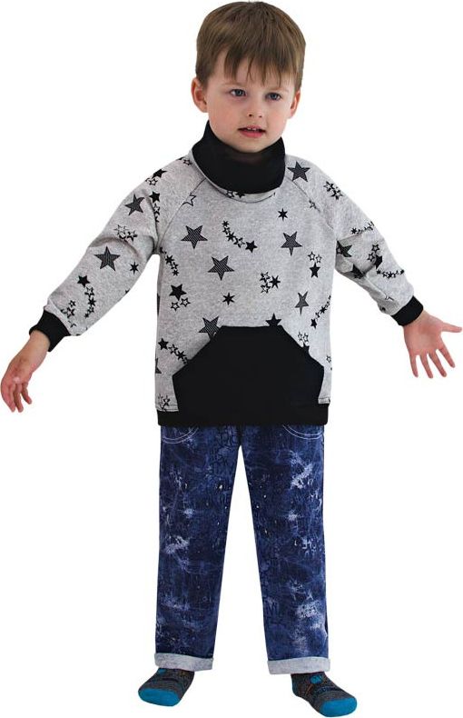 ESITO Dětská mikina Hvězda vel. 74 až 92, Barva černá, Velikost 92 - obrázek 1