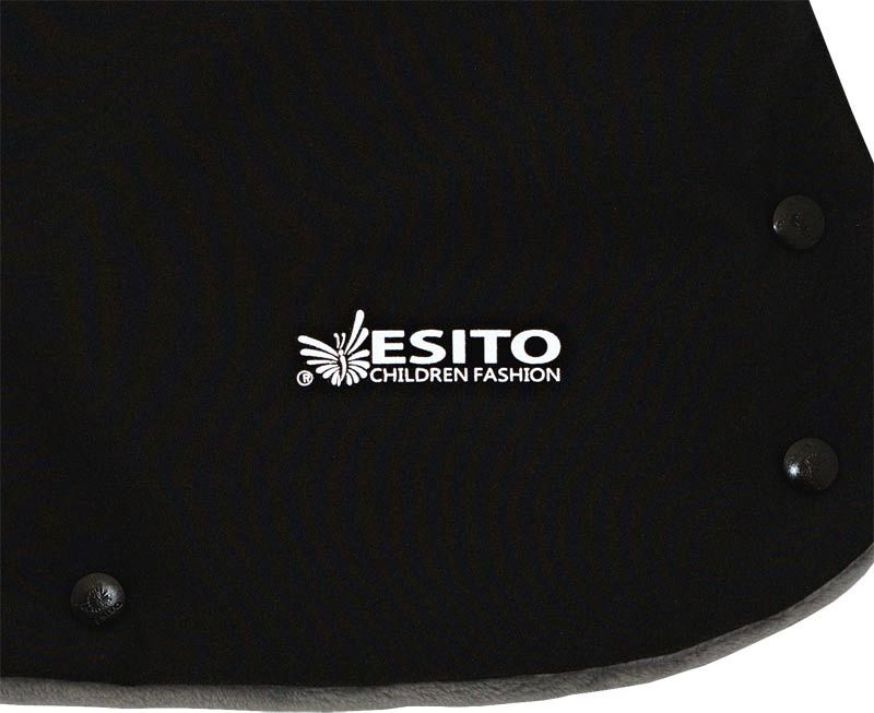 ESITO Rukávník na kočárek Magna softshell s reflexem, Barva černá / šedá, Velikost 45 x 53 cm - obrázek 2