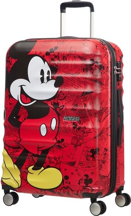 American Tourister AT Dětský kufr Wavebreaker Disney Spinner 67/26 Mickey Comics Red - obrázek 1