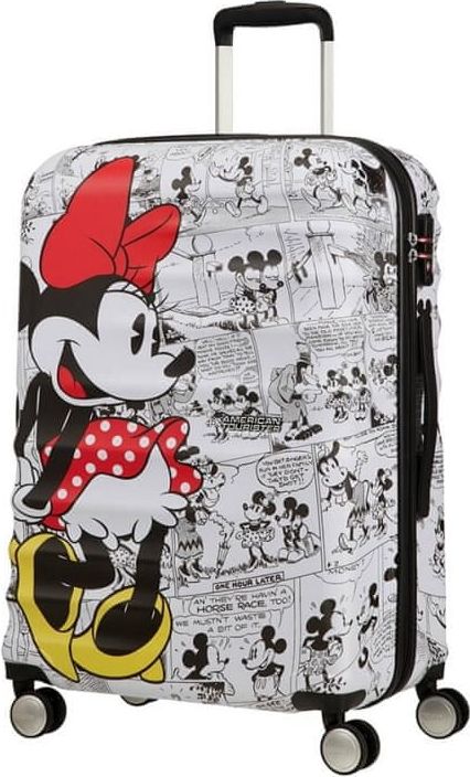 American Tourister AT Dětský kufr Wavebreaker Disney Spinner 67/26 Minnie Comics White - obrázek 1