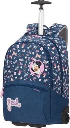 Samsonite Dětský batoh na kolečkách Color Funtime Disney Minnie Doodles - obrázek 1