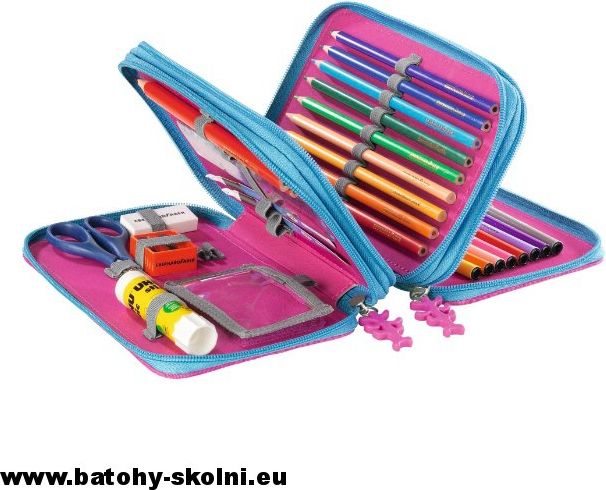 Vybavený blikací penál Step by Step Třpytivý motýl - obrázek 4