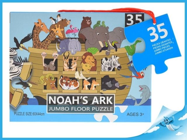 Puzzle Noemova archa 60x44cm 35dílků v krabičce - obrázek 1