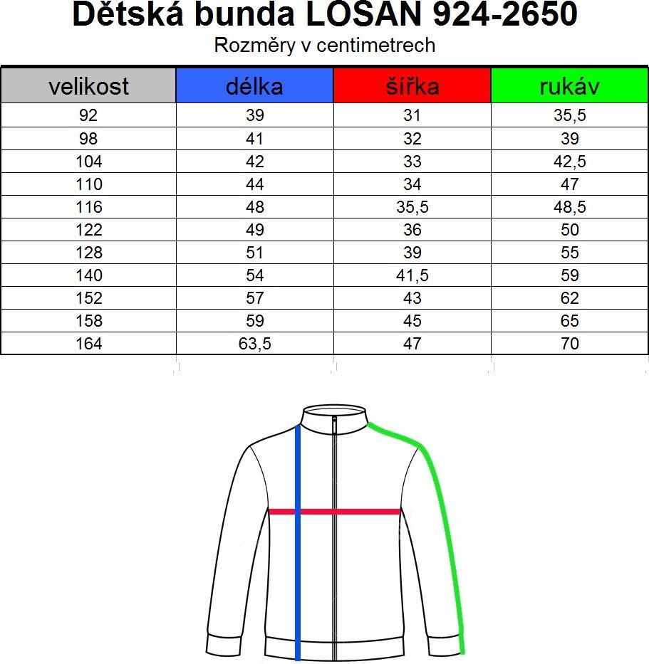 Dívčí prošívaná bunda LOSAN SCHOOL černá Velikost: 164 - obrázek 3