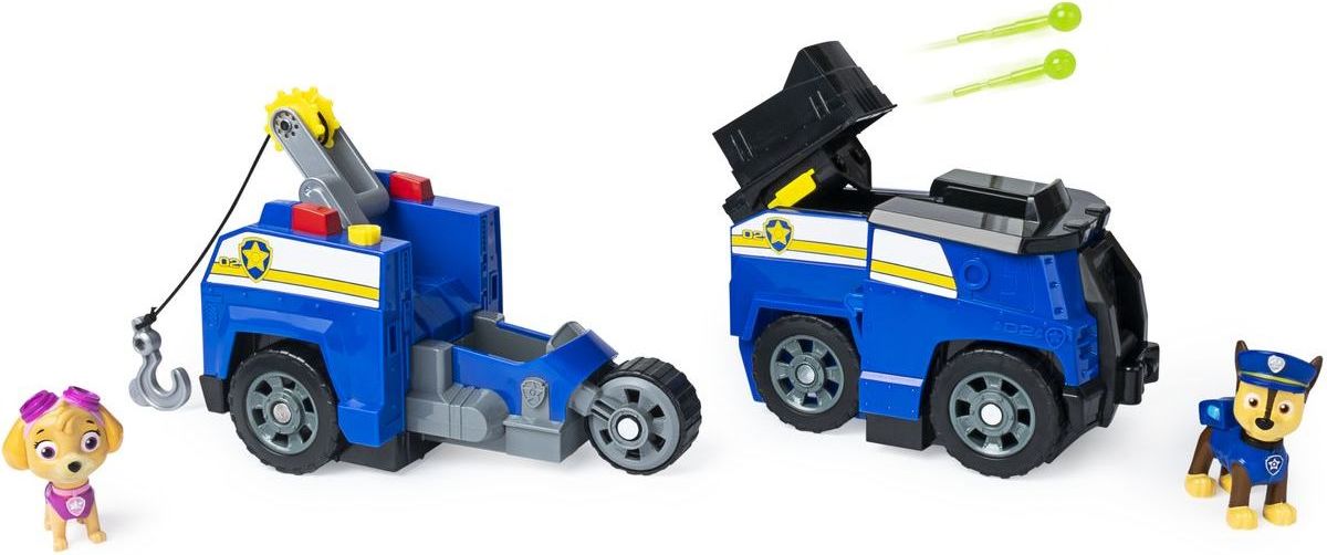 Spin Master Paw Patrol dvě záchranná vozidla v jednom Chase - obrázek 1