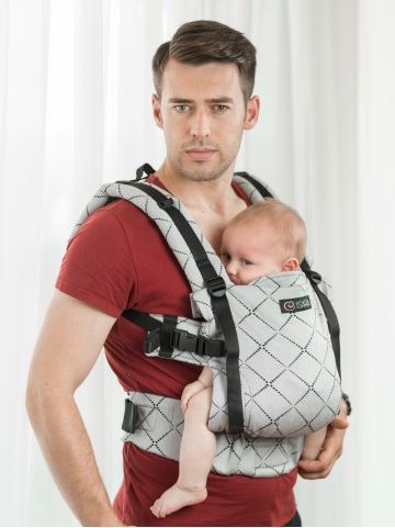 Nosítko Isara Toddler  DIAMONDA SILVER GRAY - obrázek 1