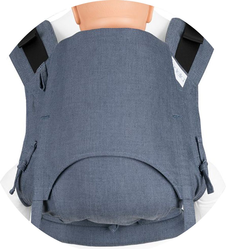 Fidella Fusion – TODDLER SIZE - Chevron denim blue 2.0 + dárek - obrázek 1