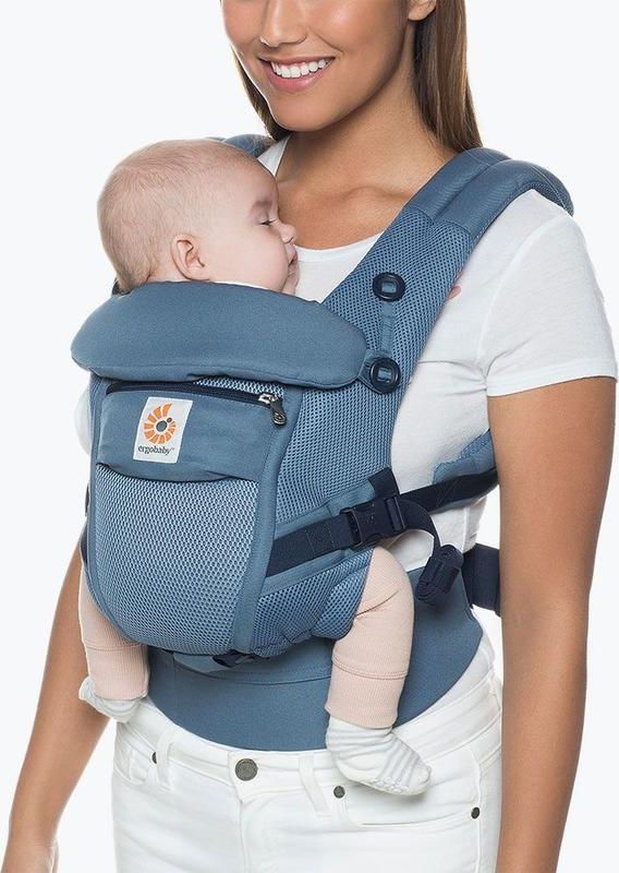 ERGOBABY ADAPT Cool Air Mesh - Oxford Blue + dárek - obrázek 2