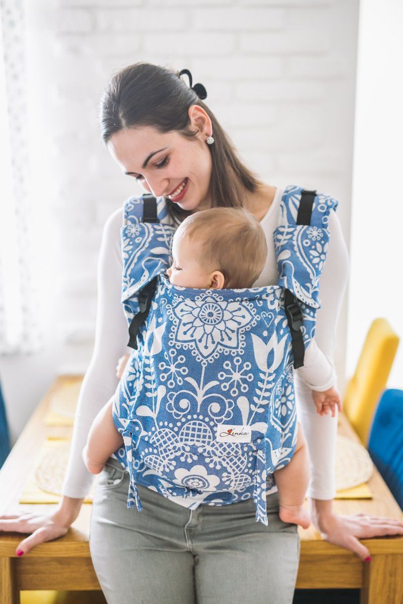 Lenka 4ever Folk - modrý - široké popruhy - obrázek 1