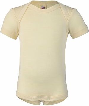 Merino/hedvábí body Engel - natural - 74/80 - obrázek 1
