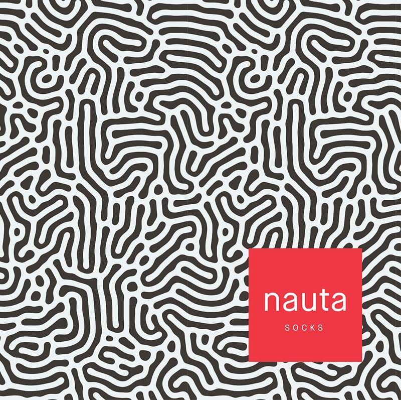 Dětské ponožky Nauta Brain coral - černobílá - obrázek 4