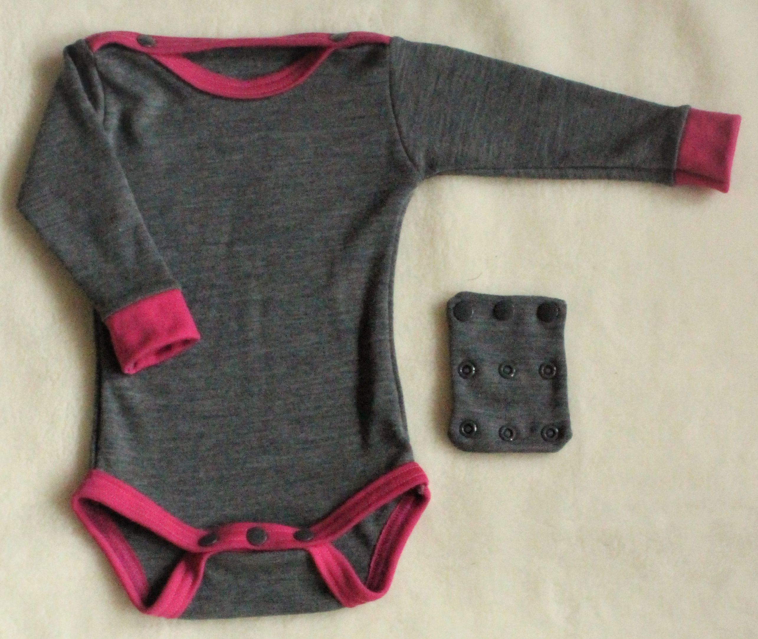 Rostoucí body antracit/růžová - obrázek 1