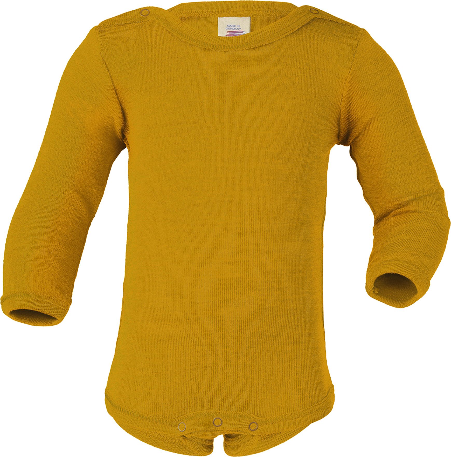 Merino/hedvábí body Engel - šafrán - obrázek 1