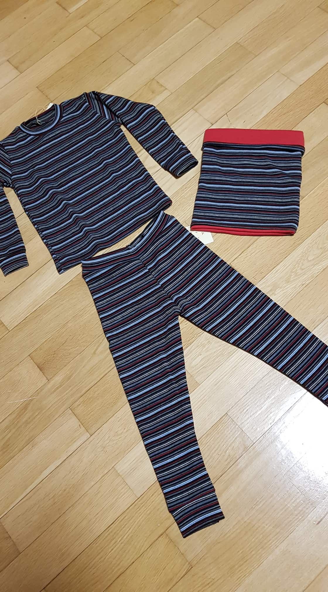 Merino komplet Lambio - proužky - obrázek 3