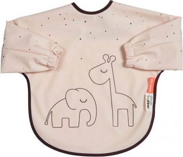 Bryndáček s rukávem Done By Deer Dreamy Dots Powder 6-18 měsíců - obrázek 1