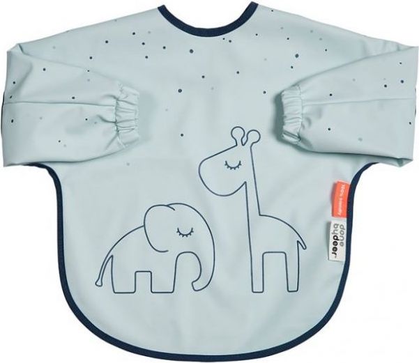 Bryndáček s rukávem Done By Deer Dreamy Dots Blue - obrázek 1
