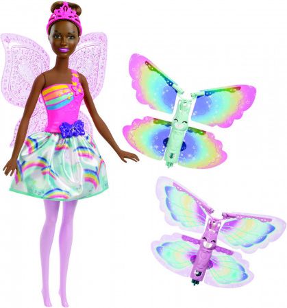 MATTEL Barbie Létající víla s křídly brunetka - obrázek 1
