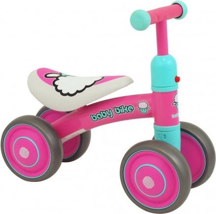 Dětské odrážedlo Baby Mix Baby Bike pink, Růžová - obrázek 1