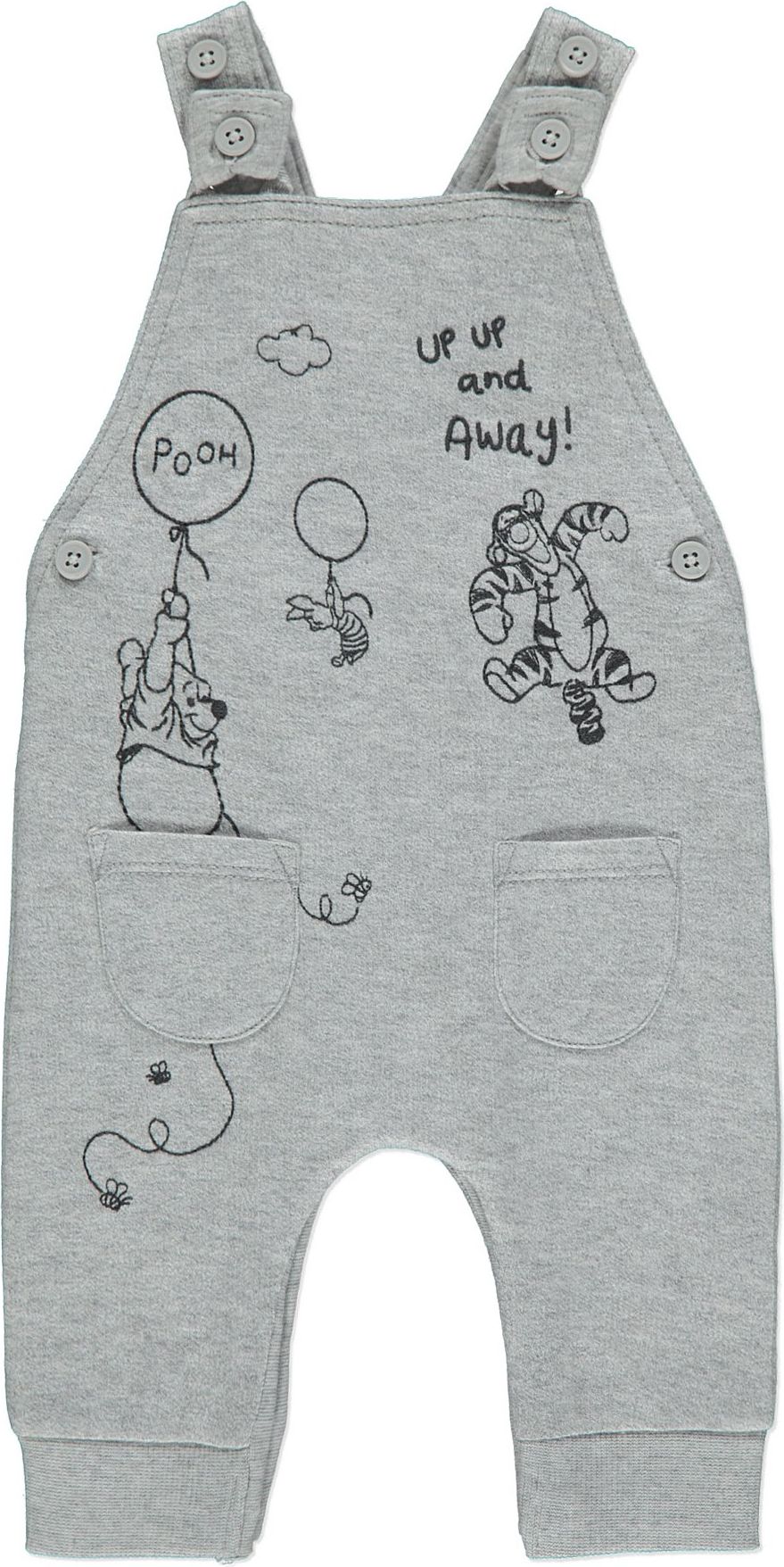 Kojenecký set, kalhoty, ponožky a body s dlouhým rukávem GEORGE, motiv medvídek Pů Velikost: 80 - 86cm (12 - 18 měsíců) - obrázek 3