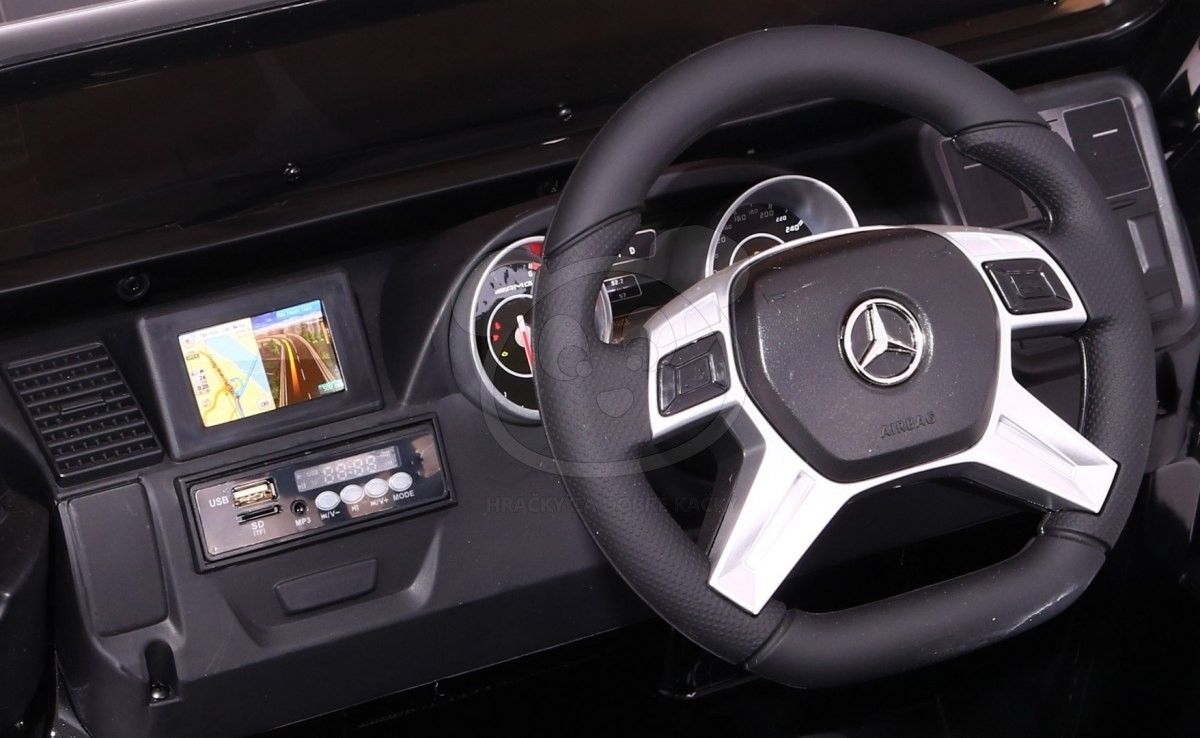 Dětské elektrické autíčko Mercedes G65, LAK - černé - obrázek 18