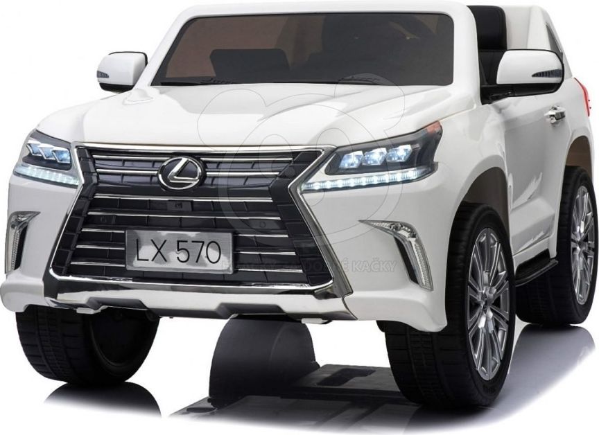 Elektrické autíčko Lexus LX570 - lakované červené - obrázek 2