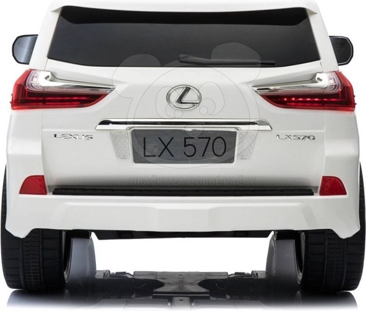 Elektrické autíčko Lexus LX570 - lakované červené - obrázek 5
