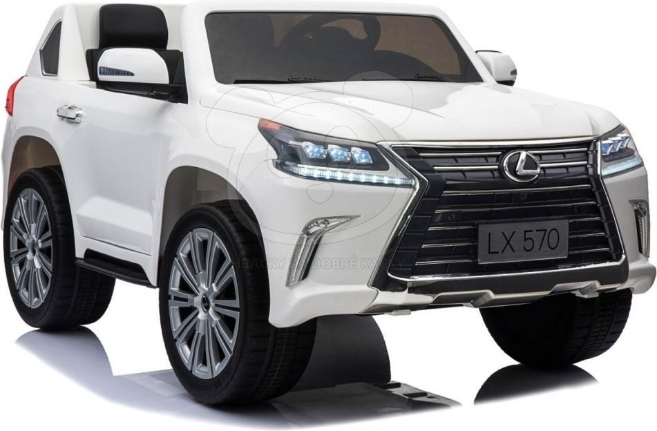 Elektrické autíčko Lexus LX570 - lakované červené - obrázek 6
