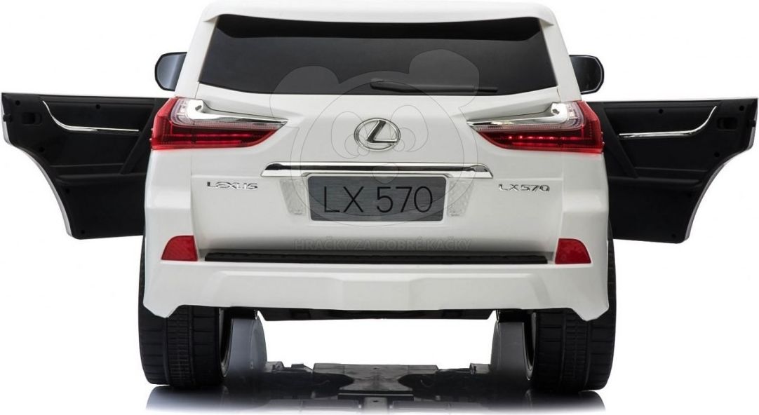 Elektrické autíčko Lexus LX570 - lakované červené - obrázek 10