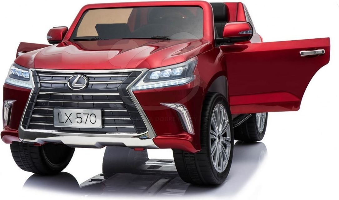 Elektrické autíčko Lexus LX570 - lakované červené - obrázek 20