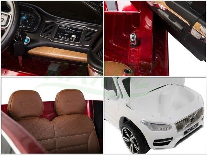 Elektrické autíčko Volvo XC90 - bílé - obrázek 8