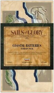 Ares Games Sails Of Glory – Terrain Pack – Coastal Batteries Accessory - obrázek 1